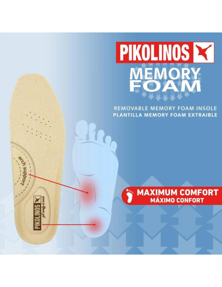 Deportivo piel elasticos - PIKOLINOS M4U-6046C1 - cuero