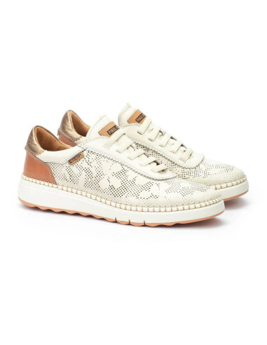 Deportivo piel elasticos - PIKOLINOS W0C-6621C1 - nata