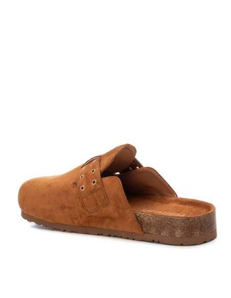 Zueco señora de antelina correa ajustable con hebilla - REFRESH 172538 - camel