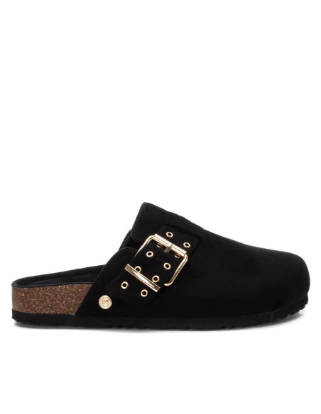 Zueco señora de antelina correa ajustable con hebilla - REFRESH 172543 - negro