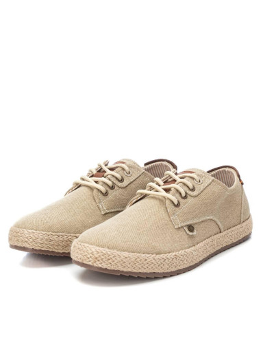 Zapatilla hombre lona cordón - REFRESH 171721 - beig