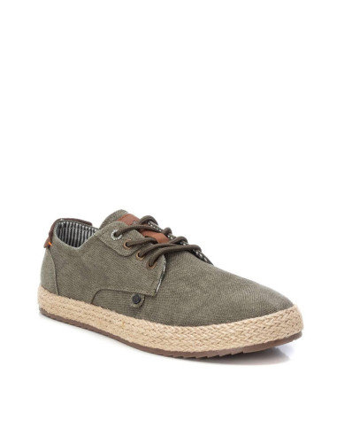 Zapatilla hombre lona cordón - REFRESH 171721 - kaki