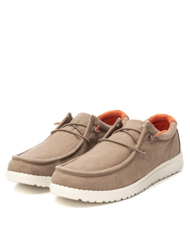 Zapatilla lona hombre extralight cierre elástico - REFRESH 171928 - beig