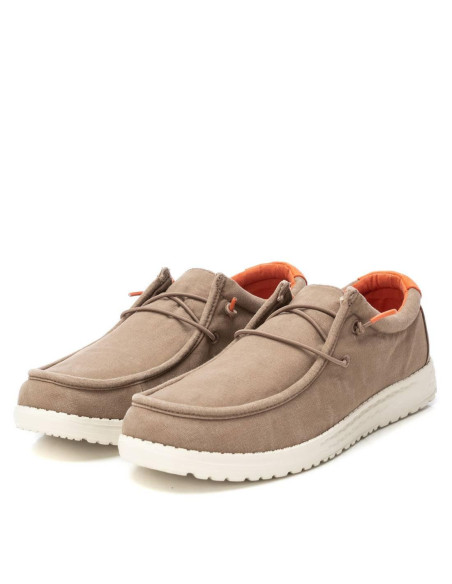 Zapatilla lona hombre extralight cierre elástico - REFRESH 171928 - beig