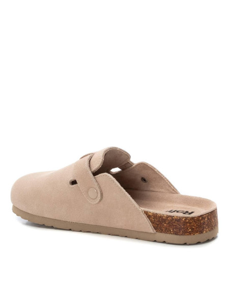 Zueco bio de mujer fabricado en serraje con hebilla - REFRESH 172870 -  hielo