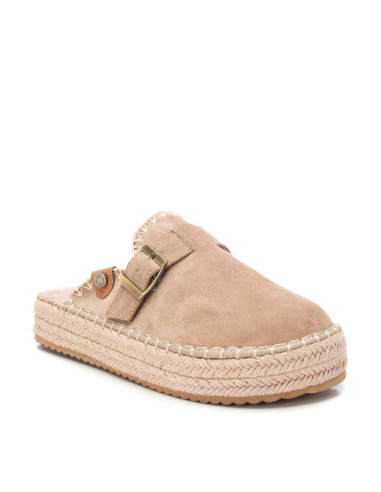 Zueco señora de antelina correa ajustable con hebilla - REFRESH 172543 - beig