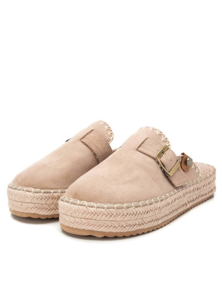Zueco señora de antelina correa ajustable con hebilla - REFRESH 172543 - beig