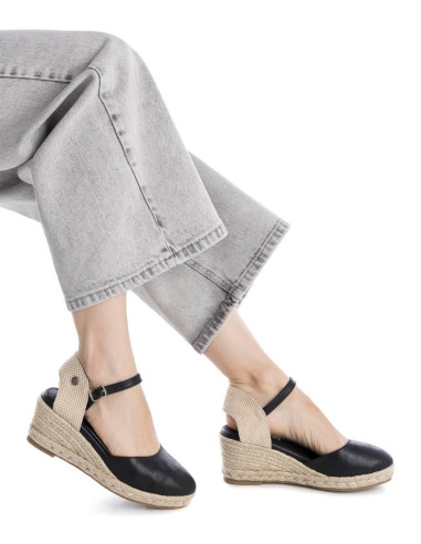 valenciana de mujer metalizada pulsera al tobillo - REFRESH 172859 - negro