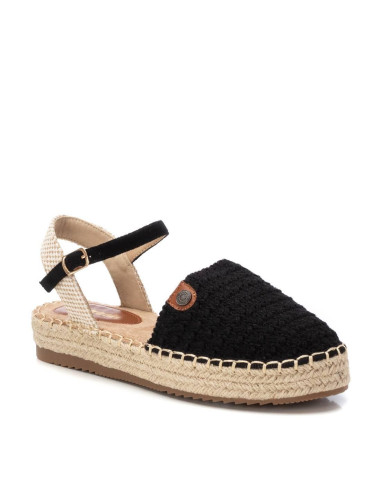 Valenciana yute plana en rafia -  REFRESH 172731 - negro