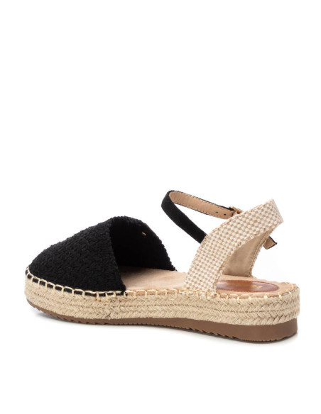 Valenciana yute plana en rafia -  REFRESH 172731 - negro