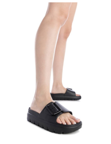 Chancla de playa de mujer caucho - REFRESH 172836 - negro