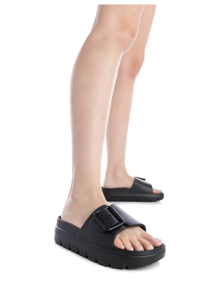 Chancla de playa de mujer caucho - REFRESH 172836 - negro