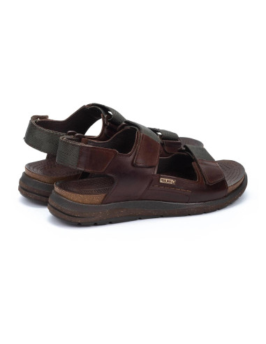 Sandalia plana piel velcro - PIKOLINOS M0B-0122 - olmo