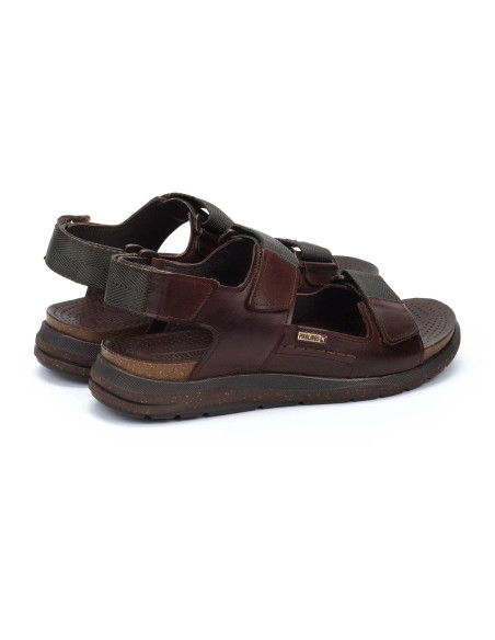 Sandalia plana piel velcro - PIKOLINOS M0B-0122 - olmo