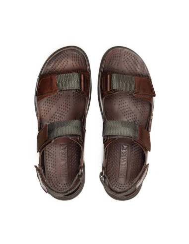 Sandalia plana piel velcro - PIKOLINOS M0B-0122 - olmo