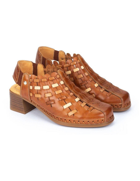 Sandalia piel abierta trasera - PIKOLINOS W9G-1758C1- cuero