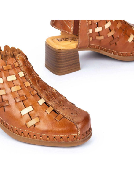 Sandalia piel abierta trasera - PIKOLINOS W9G-1758C1- cuero