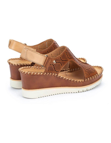 Cuña piel grabada - PIKOLINOS W3Z-1175C1- brandy