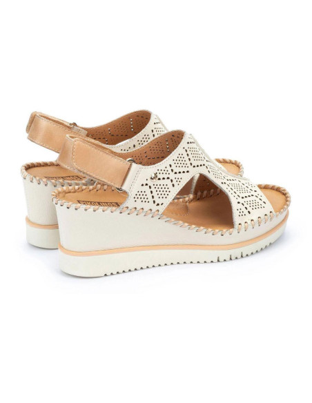 Cuña piel grabada - PIKOLINOS W3Z-1175C1- nata