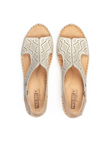 Cuña piel grabada - PIKOLINOS W3Z-1175C1- nata