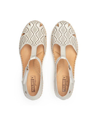 Sandalia en cuña semiabierta- PIKOLINOS W3Z-1991- nata