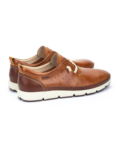 Deportivo con elásticos y calce extra - PIKOLINOS M4A-4266C1- cuero