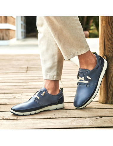 Deportivo con elásticos y calce extra - PIKOLINOS M4A-4266C1- azul