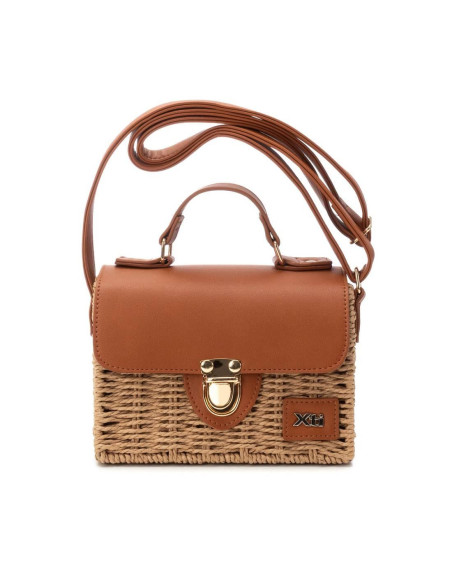 Bandolera rafia boton - XTI 184429 - camel