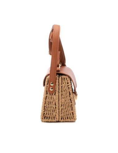 Bandolera rafia boton - XTI 184429 - camel