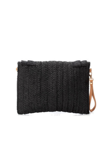 Bolso rafia solapa - XTI 184425 - negro
