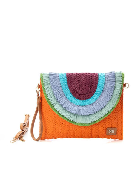 Bolso rafia solapa - XTI 184425 - Multicolor