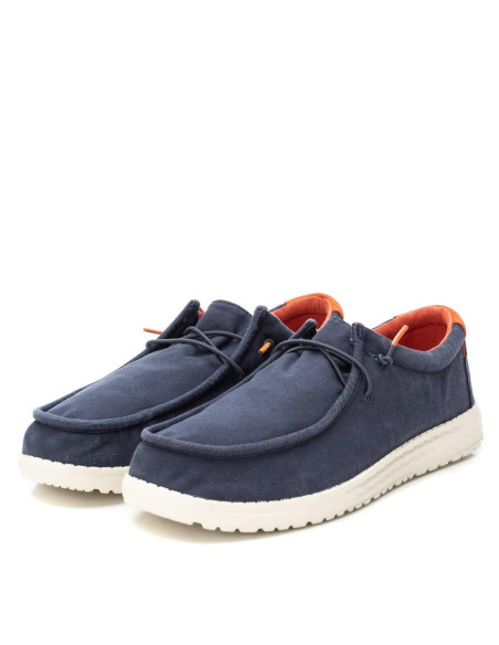 Zapatilla lona hombre extralight cierre elástico - REFRESH 171928 - azul