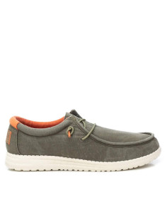 Zapatilla lona hombre extralight cierre elástico - REFRESH 171928 - kaki