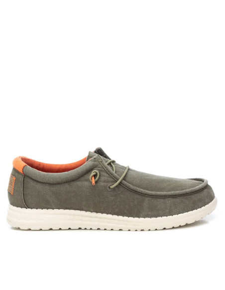 Zapatilla lona hombre extralight cierre elástico - REFRESH 171928 - kaki