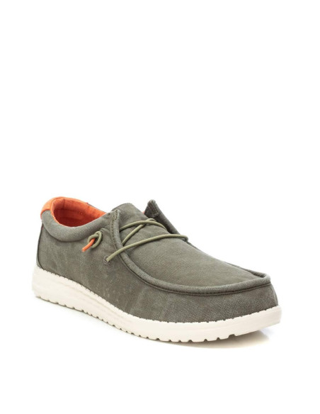 Zapatilla lona hombre extralight cierre elástico - REFRESH 171928 - kaki