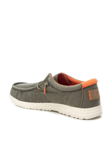 Zapatilla lona hombre extralight cierre elástico - REFRESH 171928 - kaki
