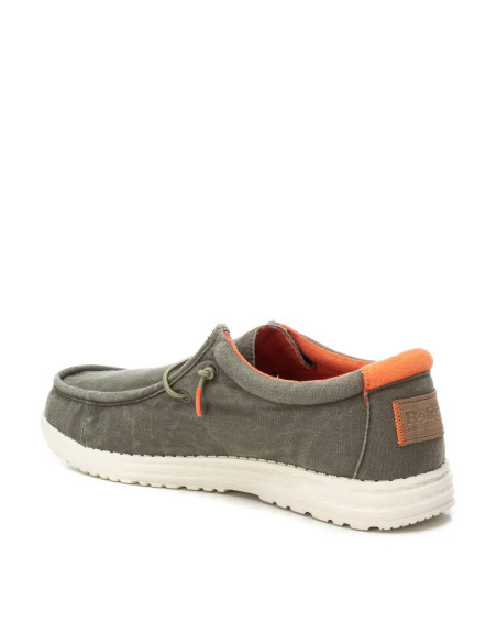 Zapatilla lona hombre extralight cierre elástico - REFRESH 171928 - kaki