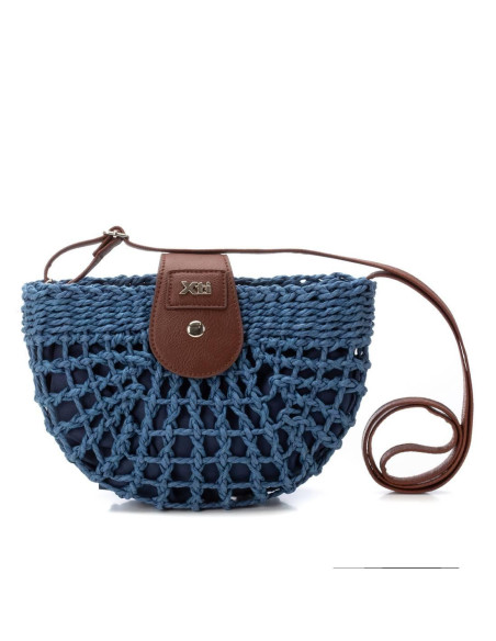 Bolso pequeño rafia asa - XTI 184430 - azul