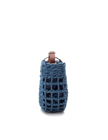 Bolso pequeño rafia asa - XTI 184430 - azul