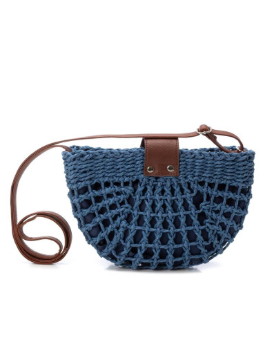 Bolso pequeño rafia asa - XTI 184430 - azul