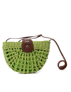 Bolso pequeño rafia asa - XTI 184430 - verde