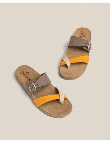 Bio plana piel esclava - YOKONO JERBA-091 - pardo