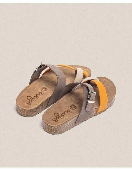 Bio plana piel esclava - YOKONO JERBA-091 - pardo