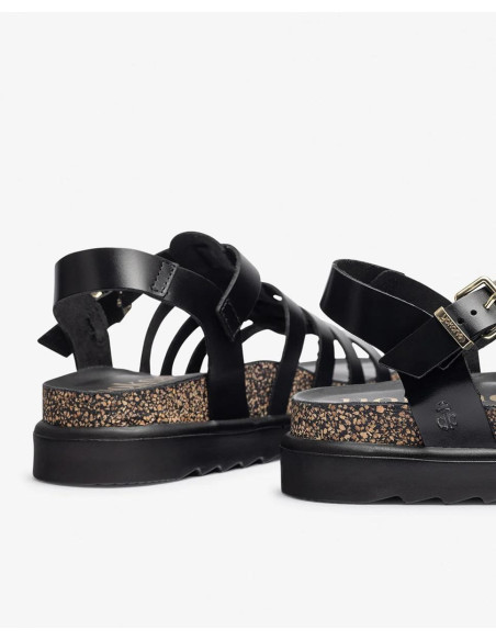 Sandalia plana - YOKONO tunez -107 - negro