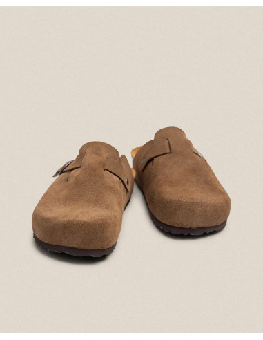 Zueco bio serraje hebilla - YOKONO ZUECO-599 - marrón