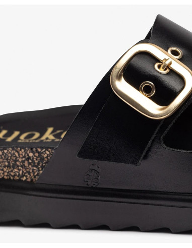 Sandalia de plataforma  - YOKONO tunez-130 - negro