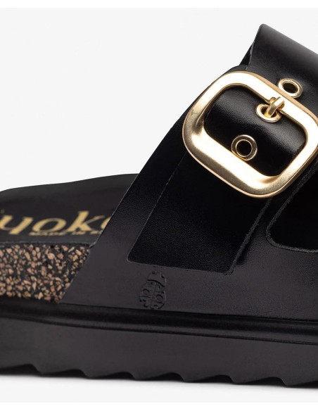 Sandalia de plataforma  - YOKONO tunez-130 - negro