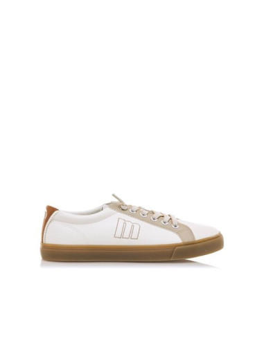 Zapatilla blanca piso caramelo - MUSTANG 60615 - blanco