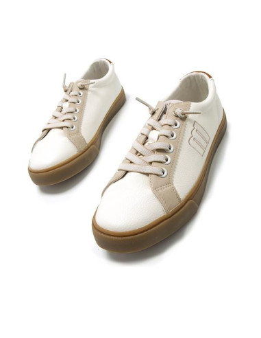 Zapatilla blanca piso caramelo - MUSTANG 60615 - blanco