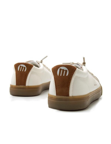 Zapatilla blanca piso caramelo - MUSTANG 60615 - blanco